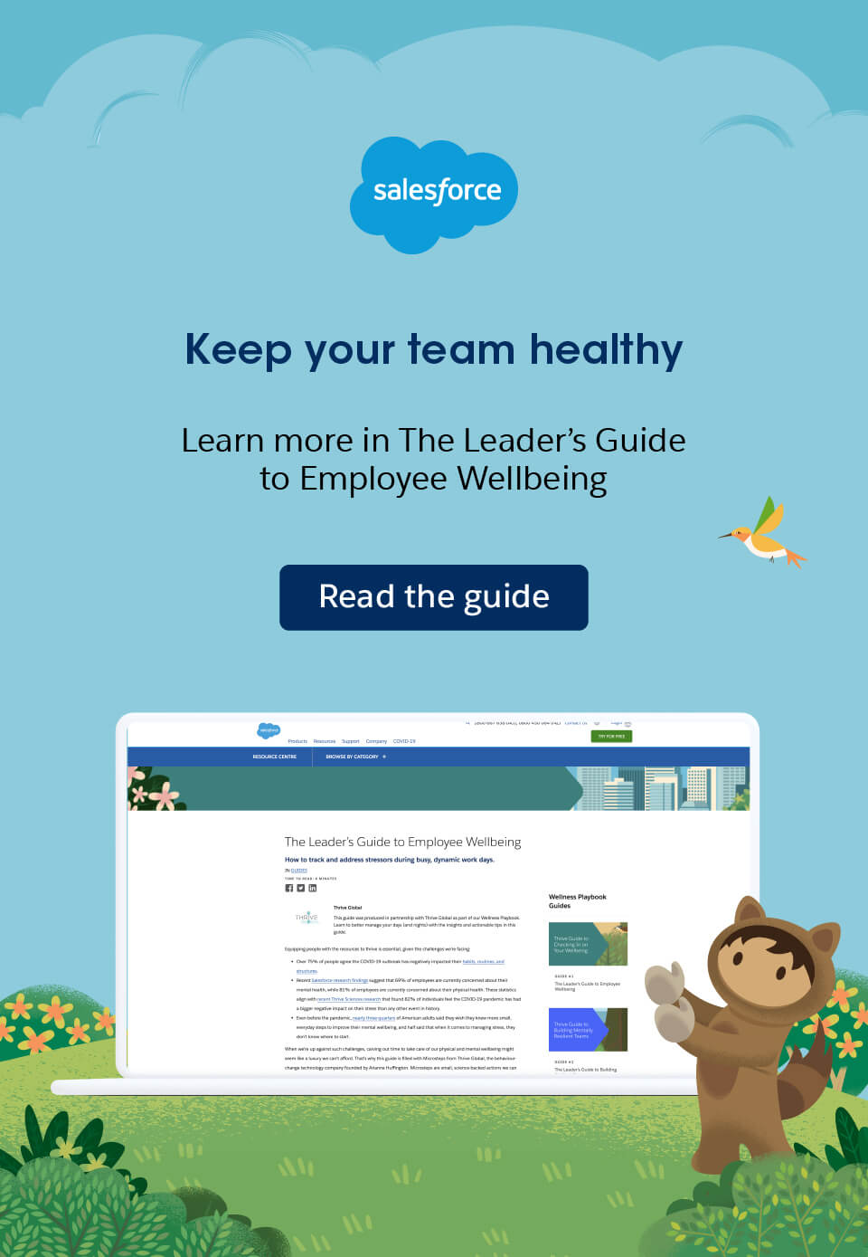 Keep your team healthy. Learn more in The Leader's Guide to Employee Wellbeing.