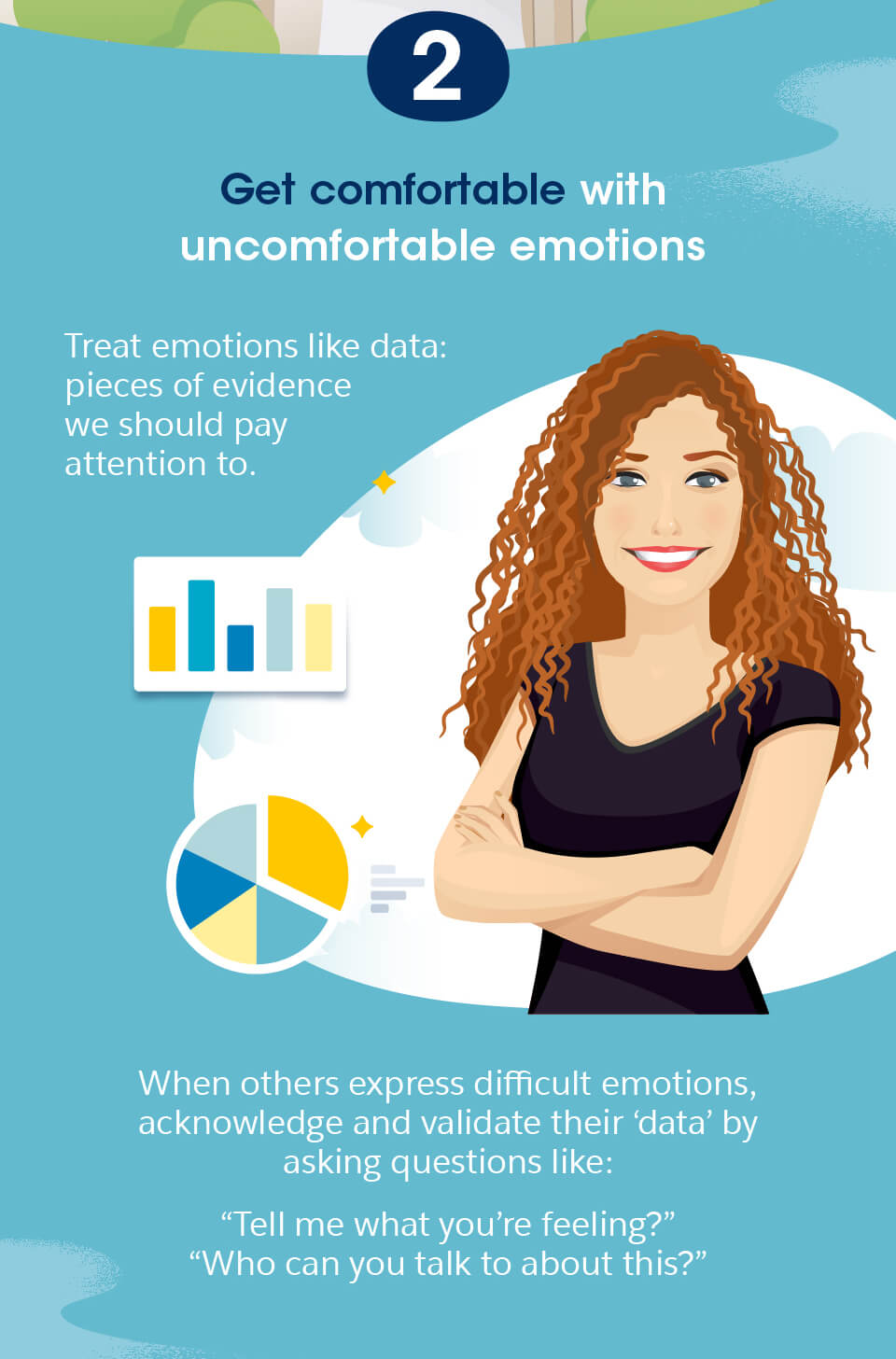 Get comfortable with uncomfortable emotions