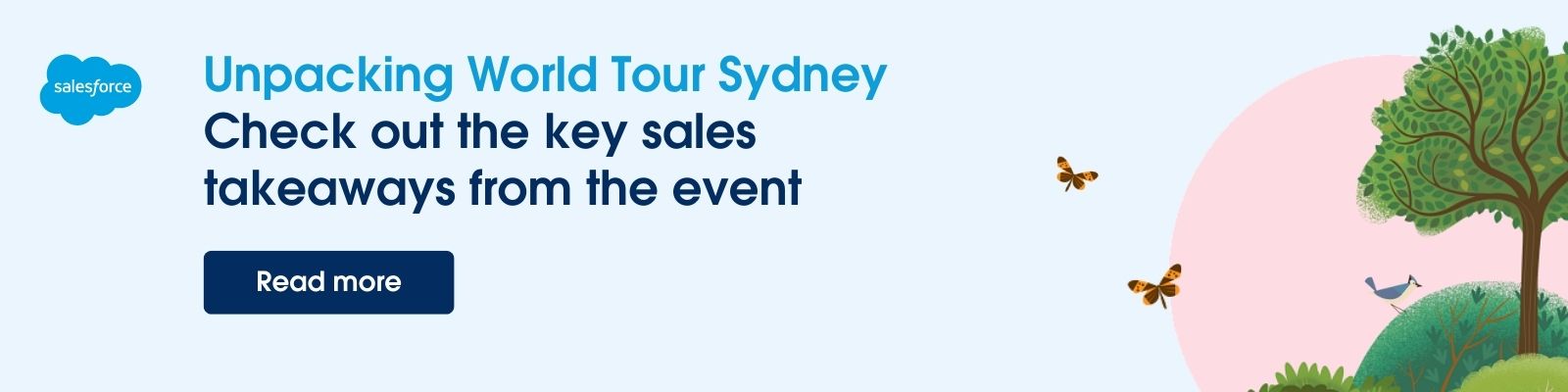 Get key sales takeaways from Salesforce World Tour Sydney 2022.