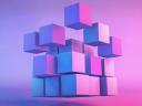 An illustration showing one large block made up of several smaller blocks