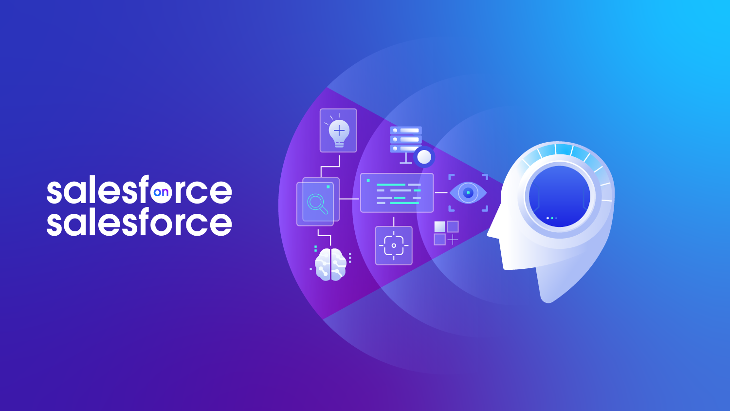 An illustration denoting the series called "Salesforce on Salesforce'