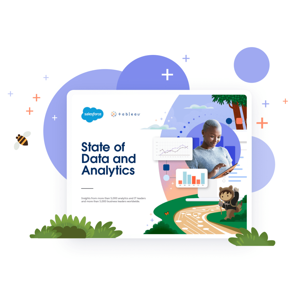 Salesforce and Tableau report titled "State of Data and Analytics"