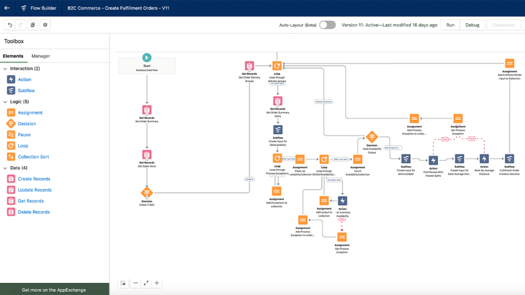 Salesforce Order Management delivers an end-to-end process from order intake to fulfillment and delivery.