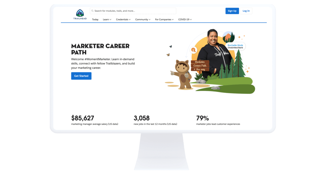 Marketer Career Path on Trailhead