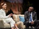 Emilia Clarke onstage at dreamforce 2019