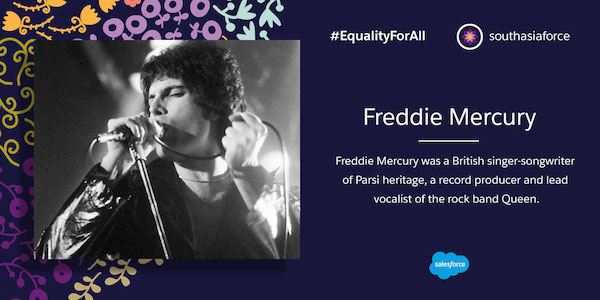 Freddie Mercury was a British singer-songwriter of Parsi heritage, a record producer and lead vocalist of the rock band Queen.