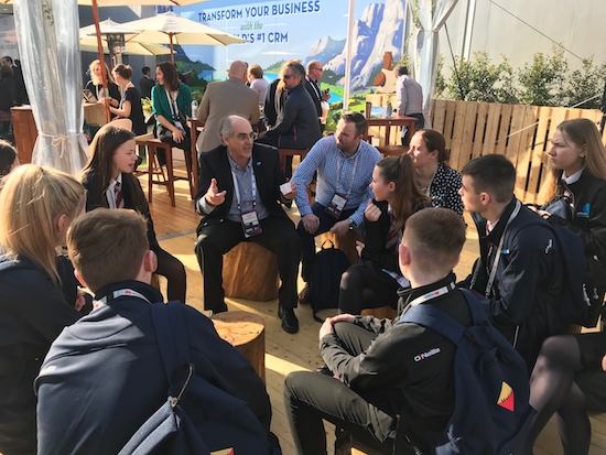 MWC19 with Charlie Isaacs and the Salesforce team