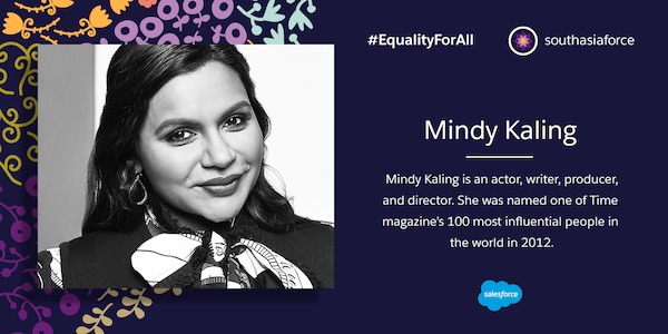 Mindy Kaling is an actor, writer, producer, and director. She was named one of Time magazine's 100 most influential people in the world in 2012.