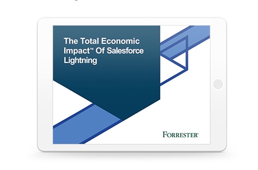 Forrester T.E.I. Study Shows Customers get 341% ROI when Moving to Lightning Experience