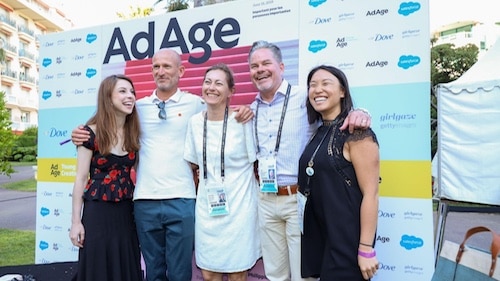 Photo of Salesforce colleagues at Cannes Lions 2019