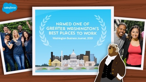Salesforce Named One of the Best Places to Work in the Greater Washington Area for Second Time