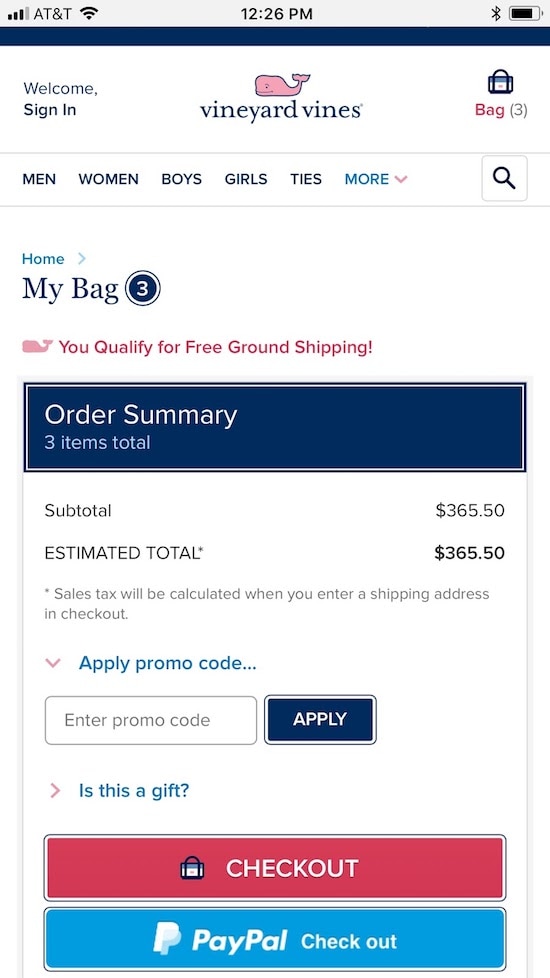 Prioritize checkout button placement 2