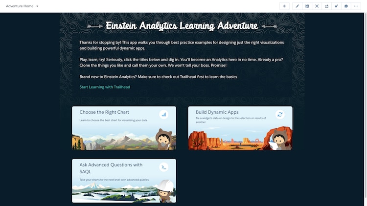 Einstein Analytics Learning Adventure