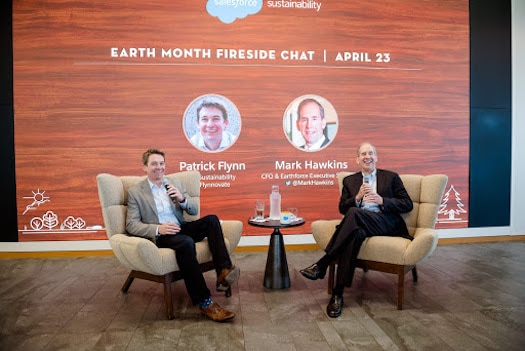 Patrick Flynn and Mark Hawkins sit down for an Earth Month fireside chat during April