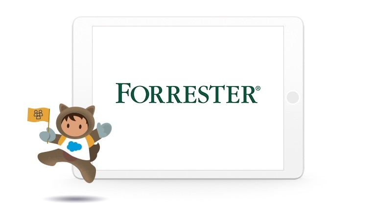 Illustration of Astro with the Forrester logo