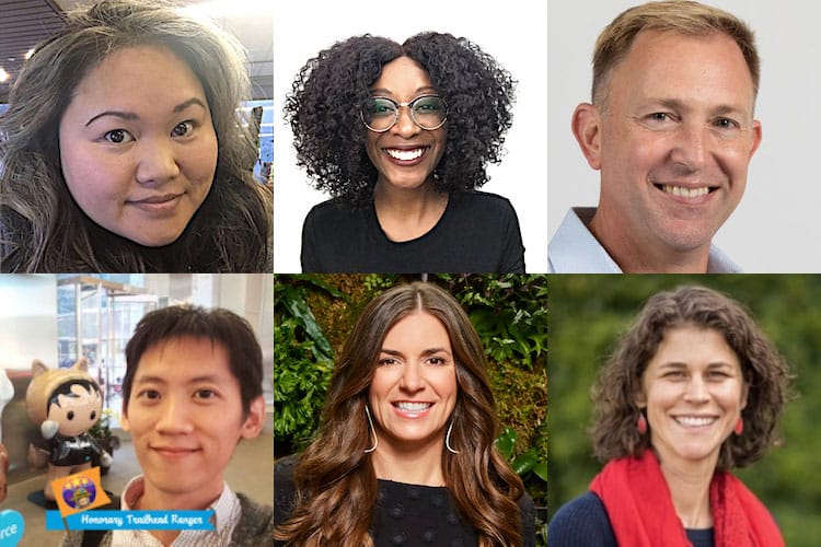 Photos of Salesforce employees
