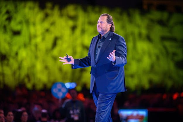 photo of salesforce co-ceo and founder Marc Benioff