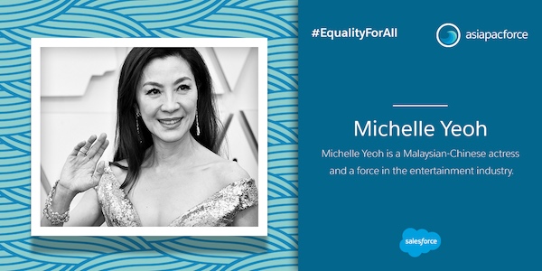 Michelle Yeoh is a Malaysian-Chinese actress and a force in the entertainment industry.