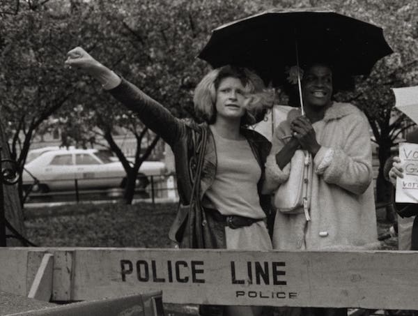 Pride protest NYC circa 1973