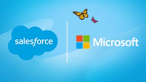 Image for Salesforce and Microsoft partnership