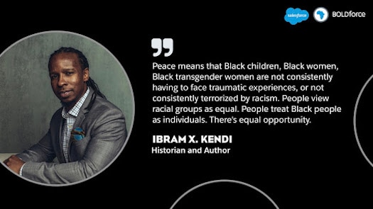 Ibram Kendi quote on peace