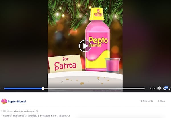 Pepto -Bismol adds humor to their social media campaigns