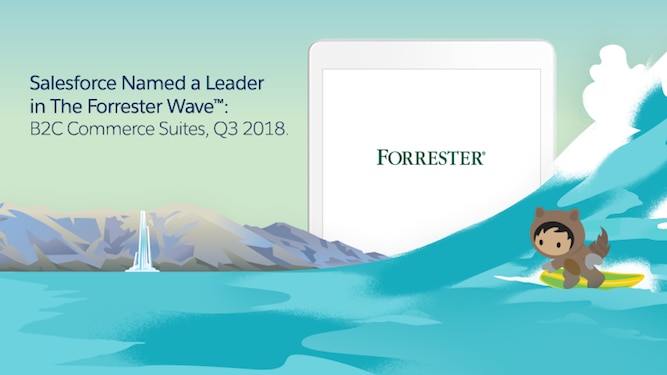 Salesforce Named a Leader in The Forrester Wave™: B2C Commerce Suites, Q3 2018