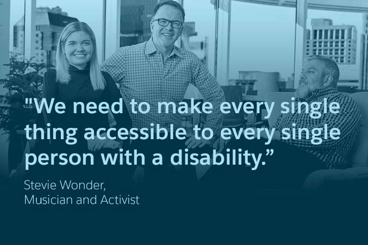 we need to make every single thing accessible to every single person with a disability - quotes about equality