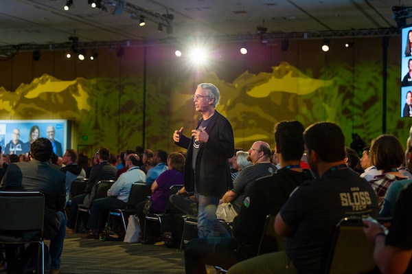 Parker Harris delivers the Opening Keynote at TrailheaDX '19