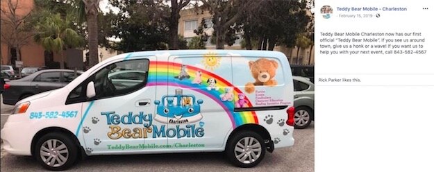 teddy bear mobile