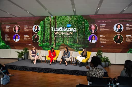 A panel on Leading with Authenticity from the Trailblazing Women Summit