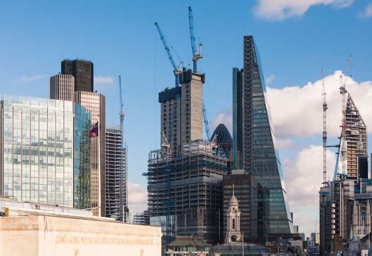 Downtown London construction