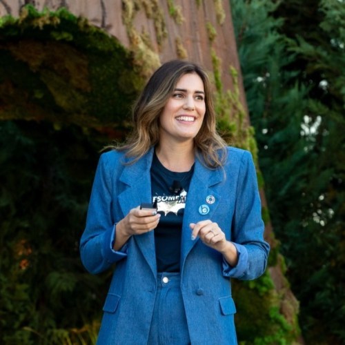 Rebecca speaking at dreamforce