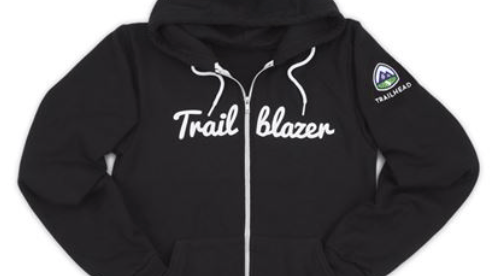 The iconic black Trailblazer hoodie