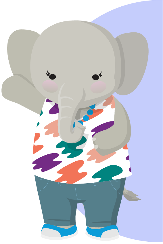 Ruth the elephant illustration
