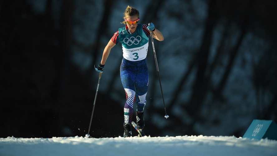 U.S. Olympic skier Jessie Diggins