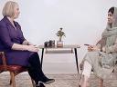 Screenshot of Charlotte Kirby and Malala Yousafzai speaking at Education Summit