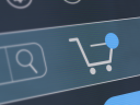 A photo of the shopping cart icon used in a composable storefront.