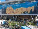 Overhead shot of Salesforce Park in San Francisco