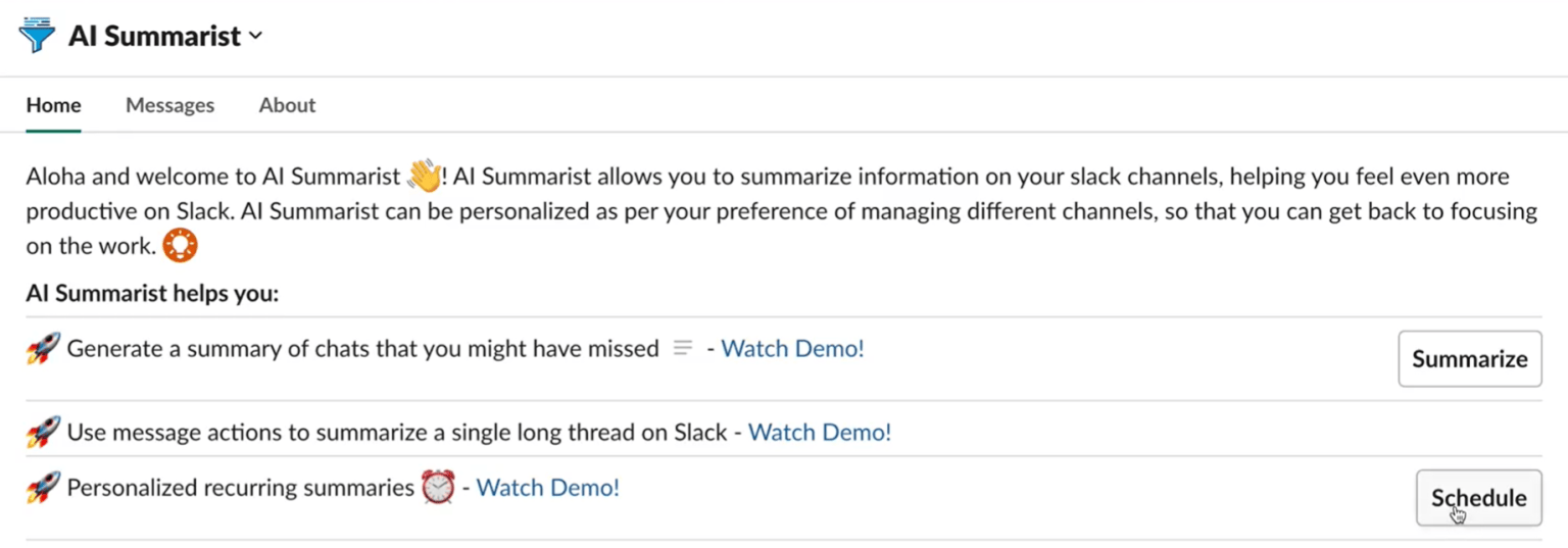 AI Summarist for Slack | Blog | Salesforce Research