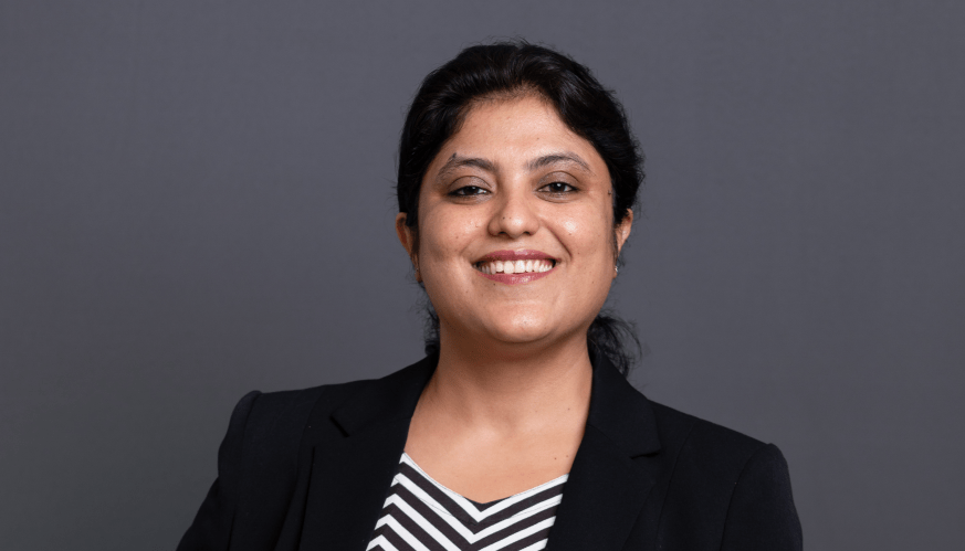 Photo of Aabha smiling