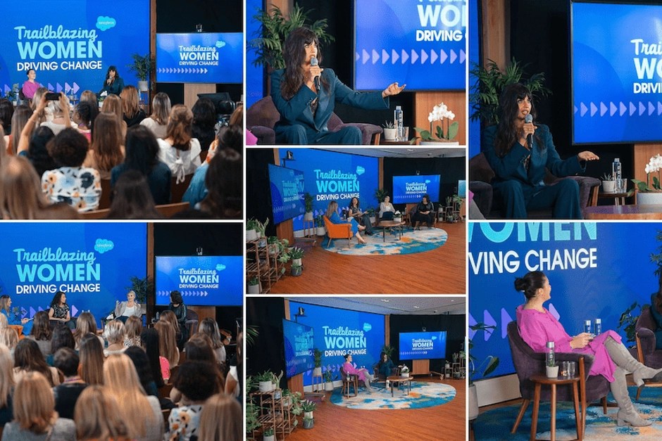 Images from the Salesforce’s Trailblazing Women London event.