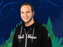 Zachary Banks, wearing a Trailblazer hoodie, discusses how to create a professional hoodie.