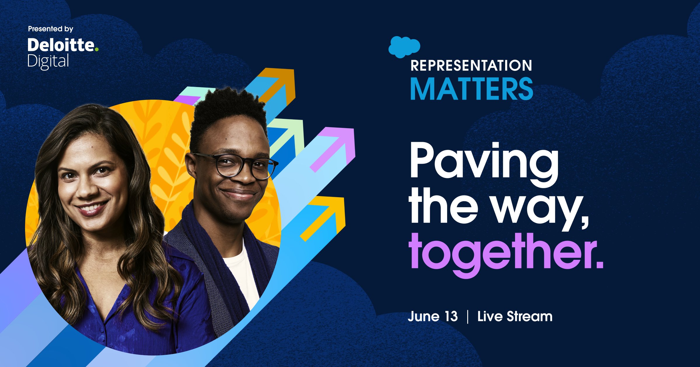 Banner that says: Paving the way together.