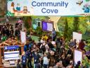 A large group of people gathered at Dreamforce