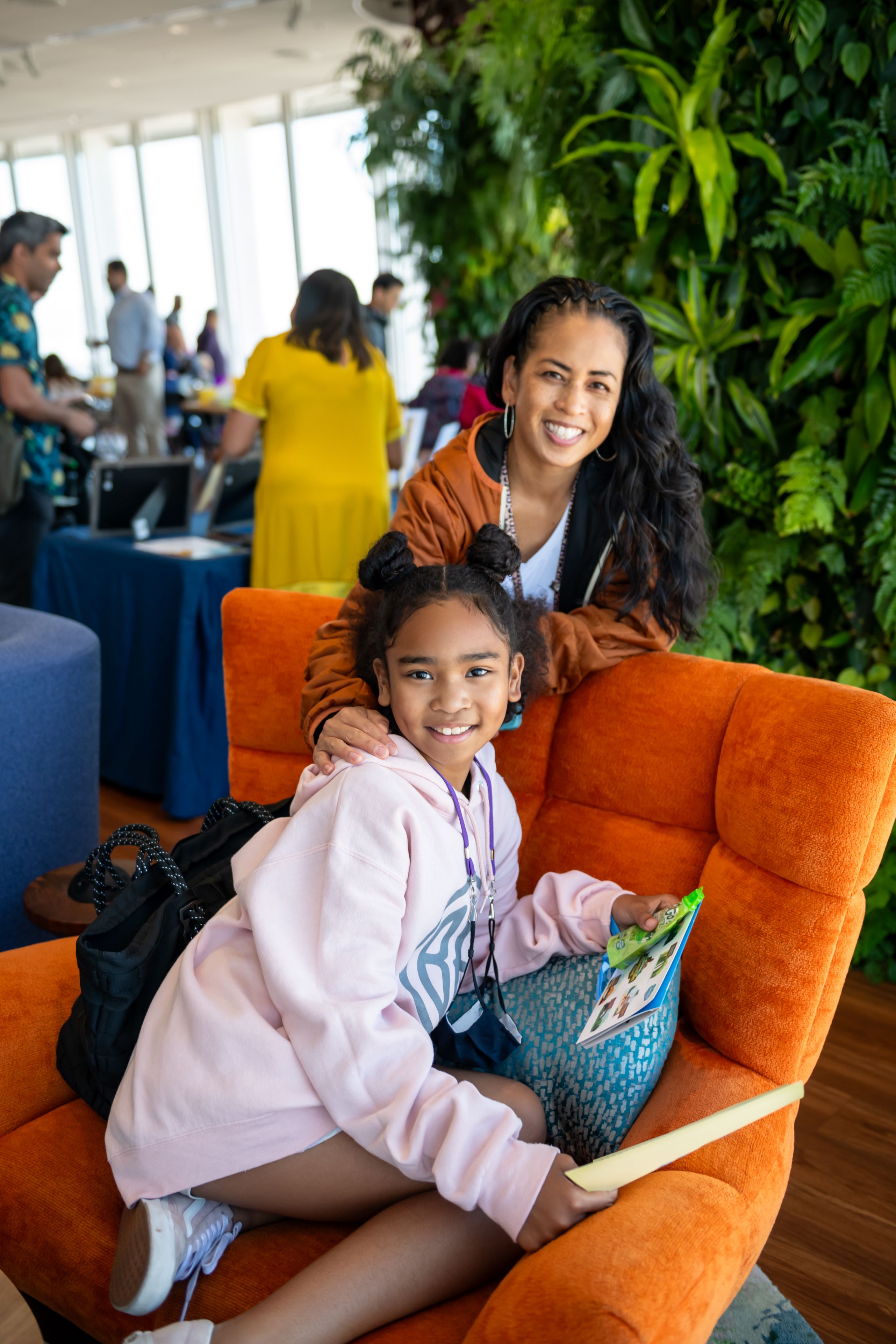 Salesforce parents with their kids throughout U.S. events.