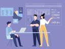 Three team members discuss building AI trust.