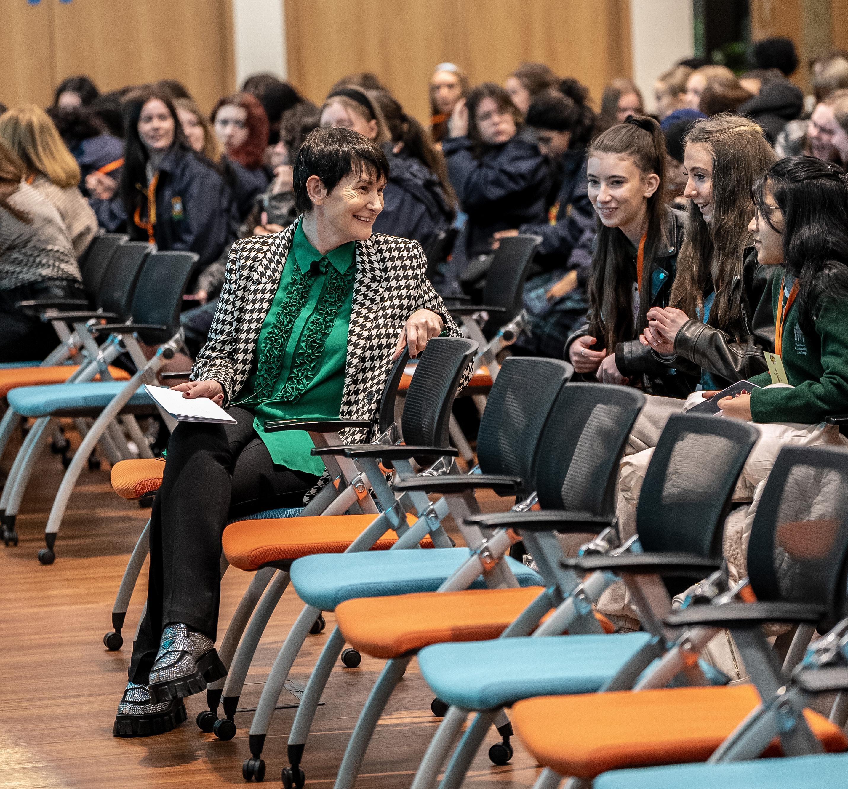 Salesforce Tower Dublin hosted the graduation ceremony of CodePlus students, young female coders learning skills and exploring tech careers.