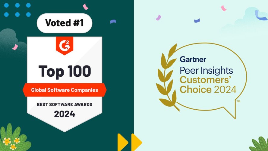 Image of G2 Top 100 Aware and Gartner Peer Insights Award