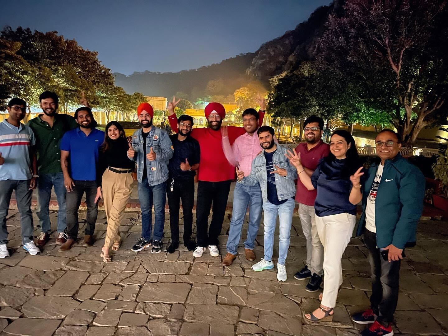 Deepali Puri, with her team at Salesforce India.